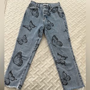 Pacific Sunwear Butterfly 🦋 Jeans Size 28 (converted) Size 6
